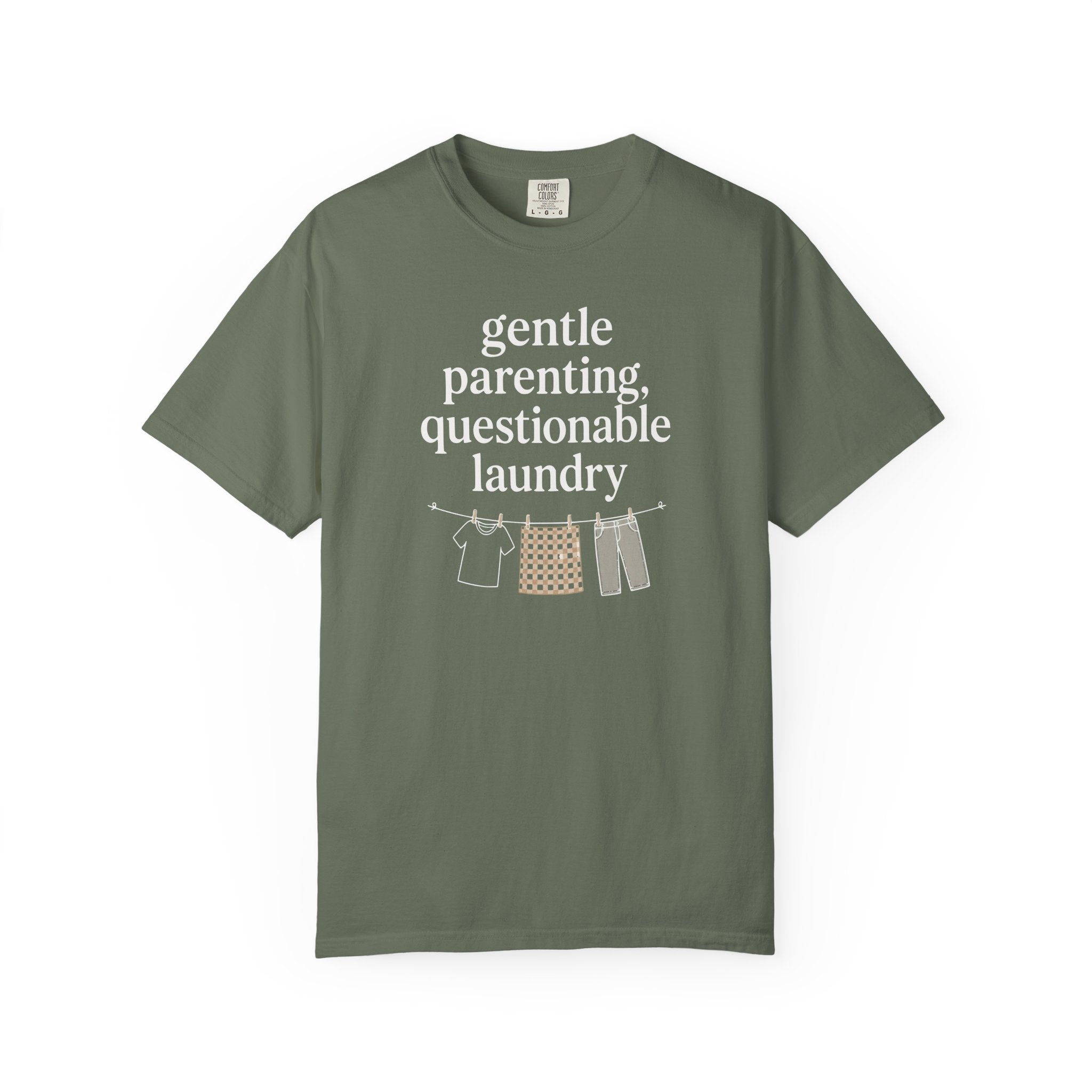 Gentle Parenting Questionable Laundry T-shirt