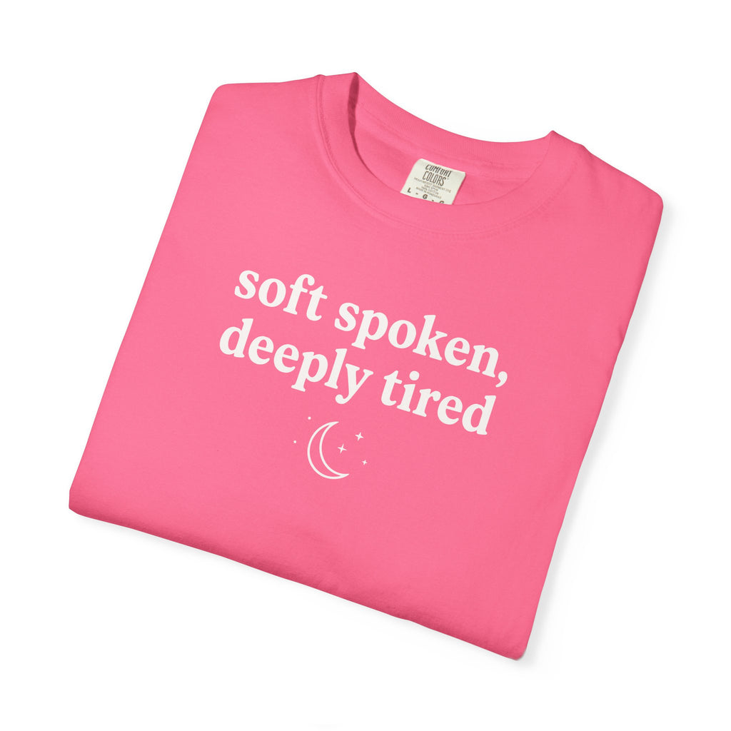 Soft Spoken Deeply Tired Moon T-shirt