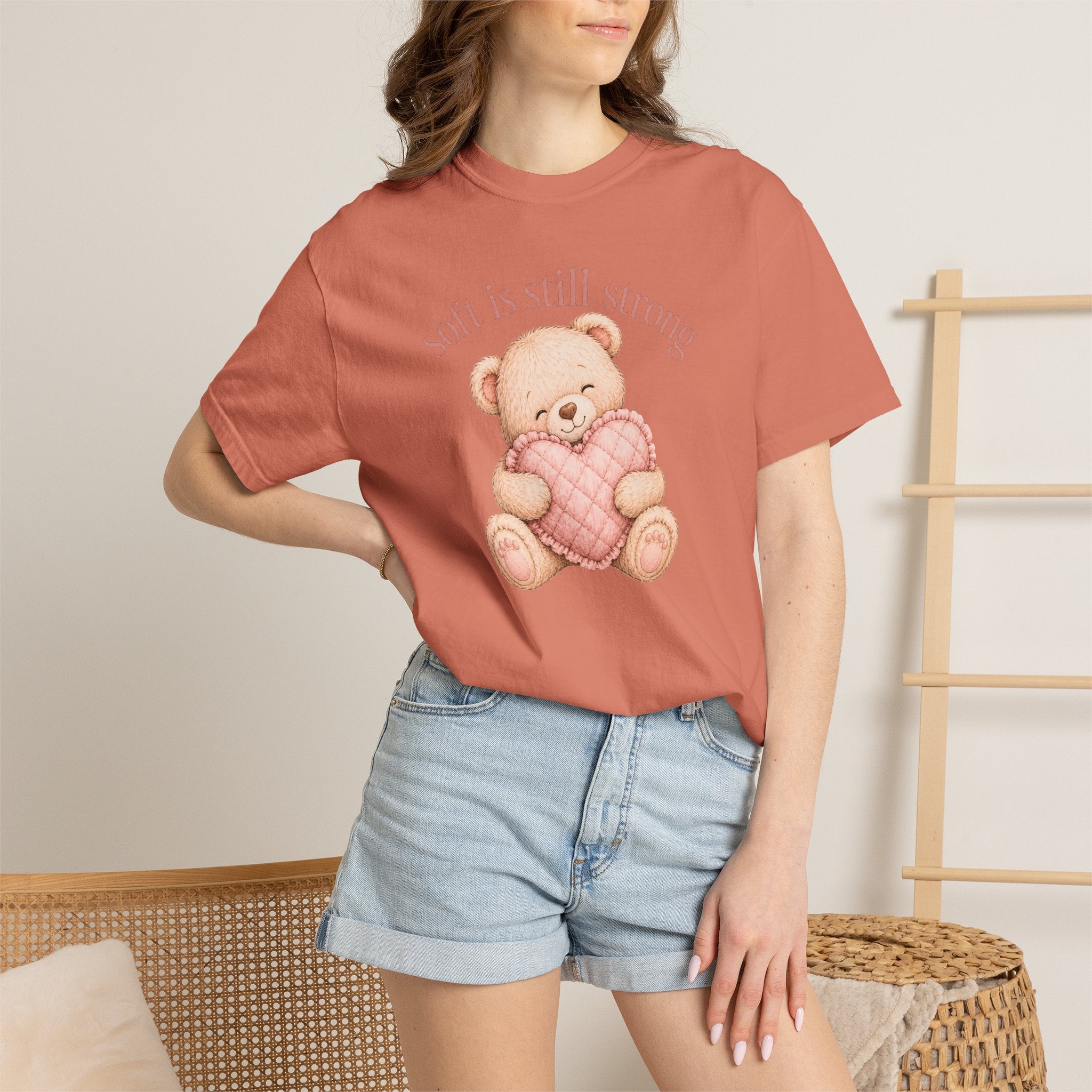 Soft Is Still Strong Teddy Bear T-shirt
