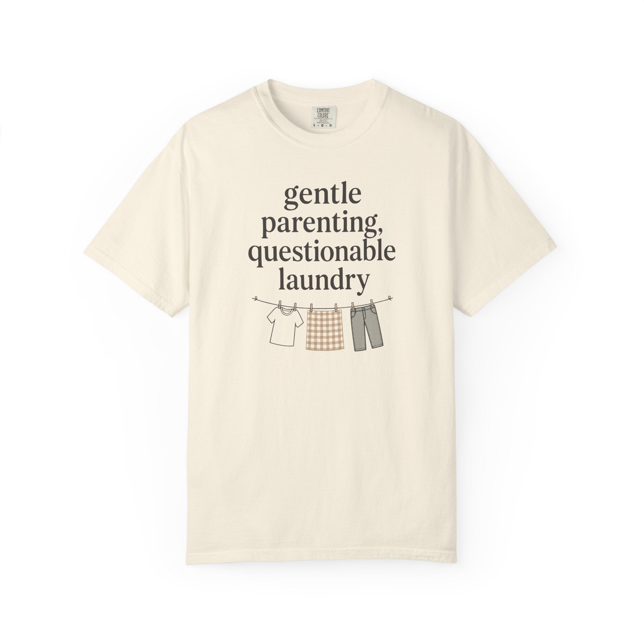 Gentle Parenting Questionable Laundry T-shirt