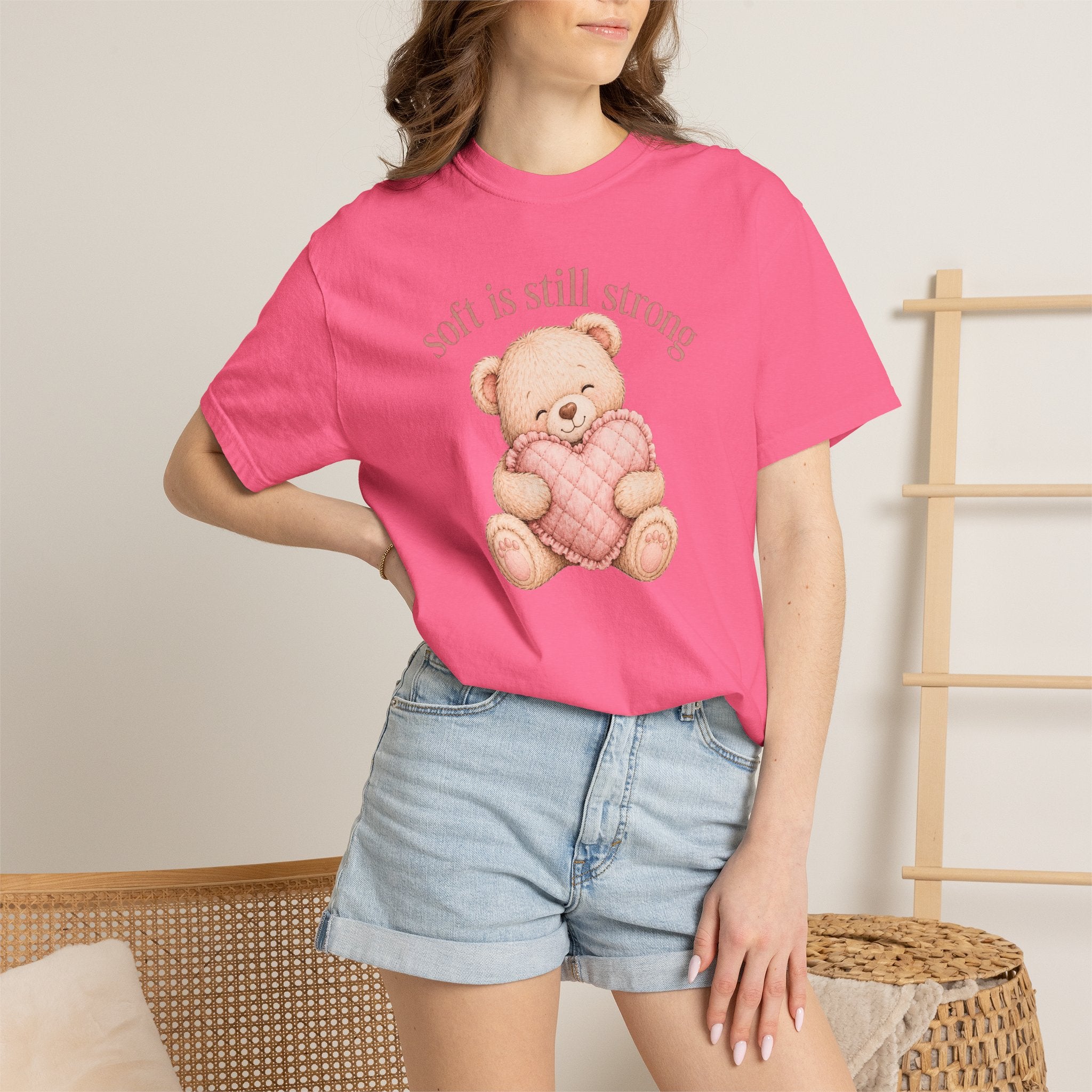 Soft Is Still Strong Teddy Bear T-shirt