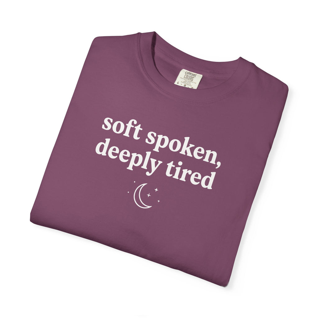 Soft Spoken Deeply Tired Moon T-shirt