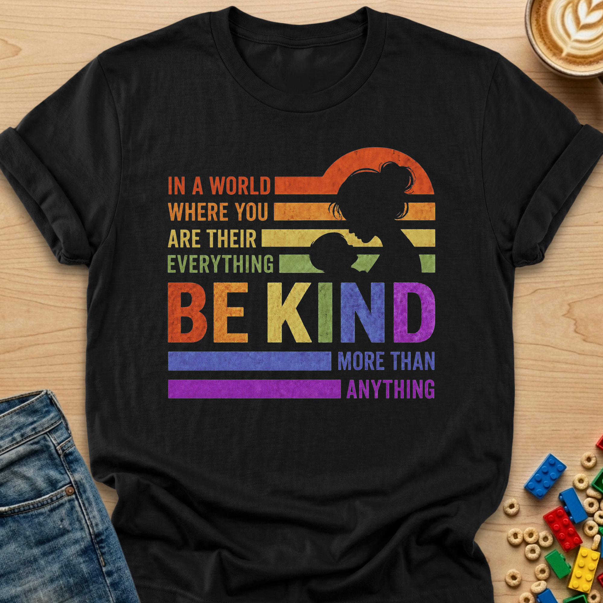 Be Kind More Than Anything Silhouette T-shirt