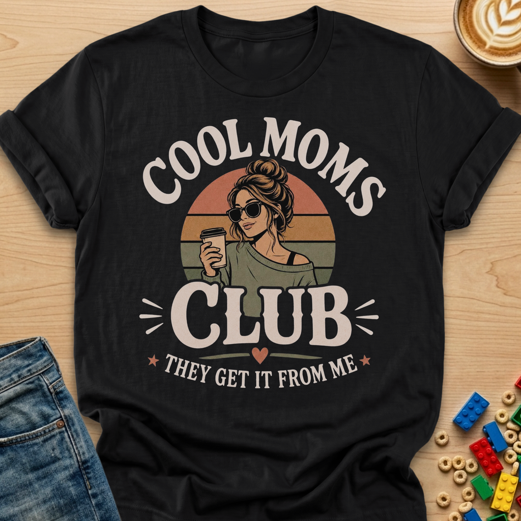 Cool Mom's Club They Get It From Me Mother T-shirt