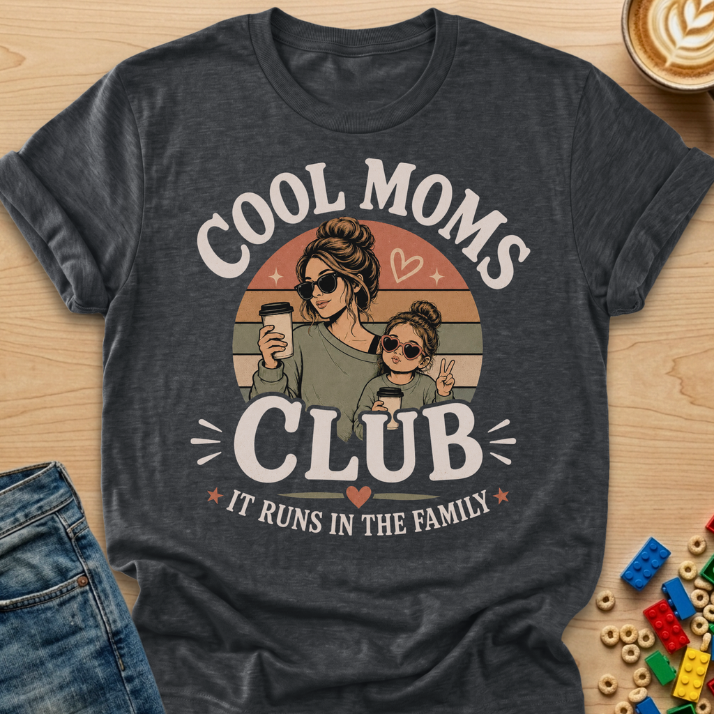 Cool Moms Club It Runs In The Family Daughter T-shirt