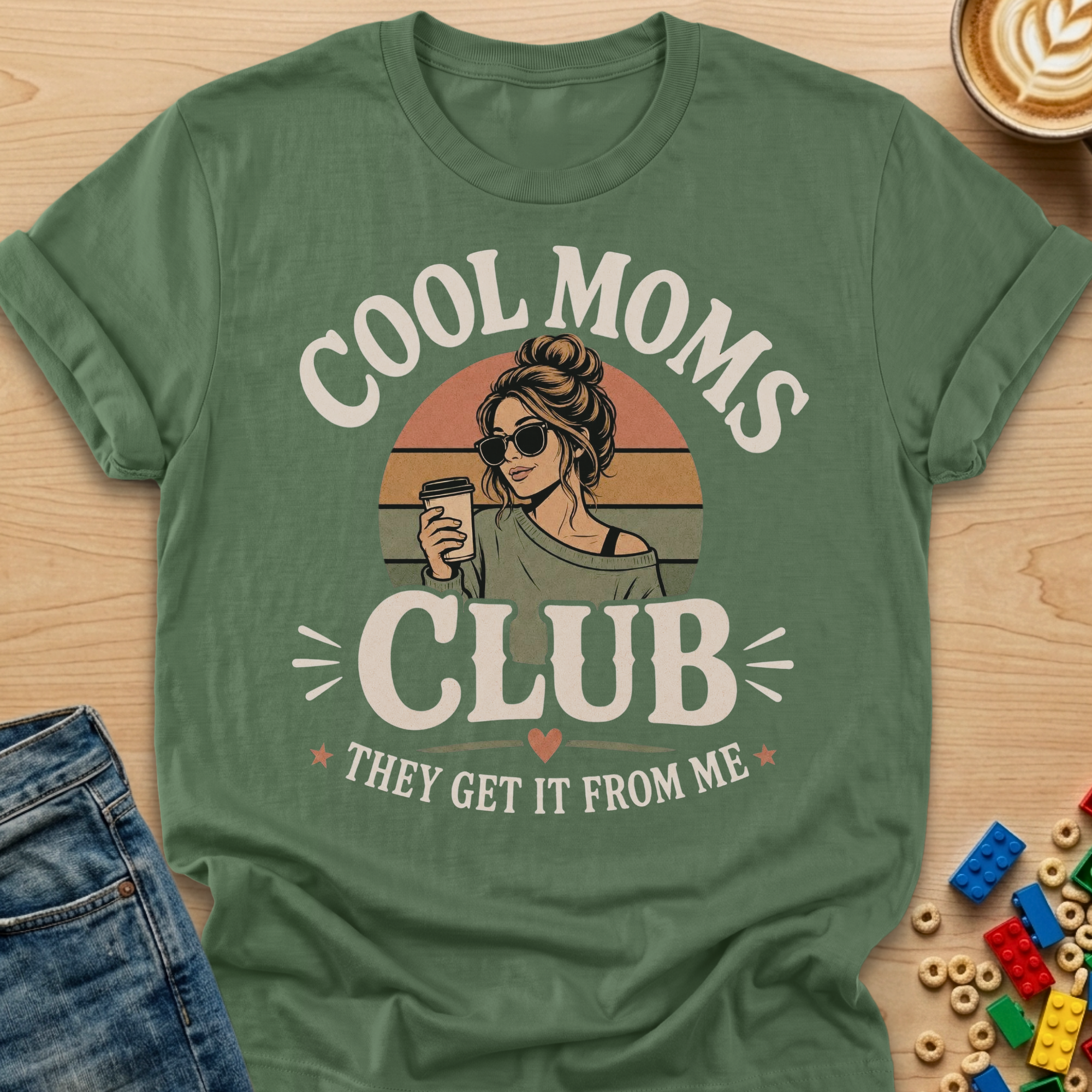 Cool Mom's Club They Get It From Me Mother T-shirt