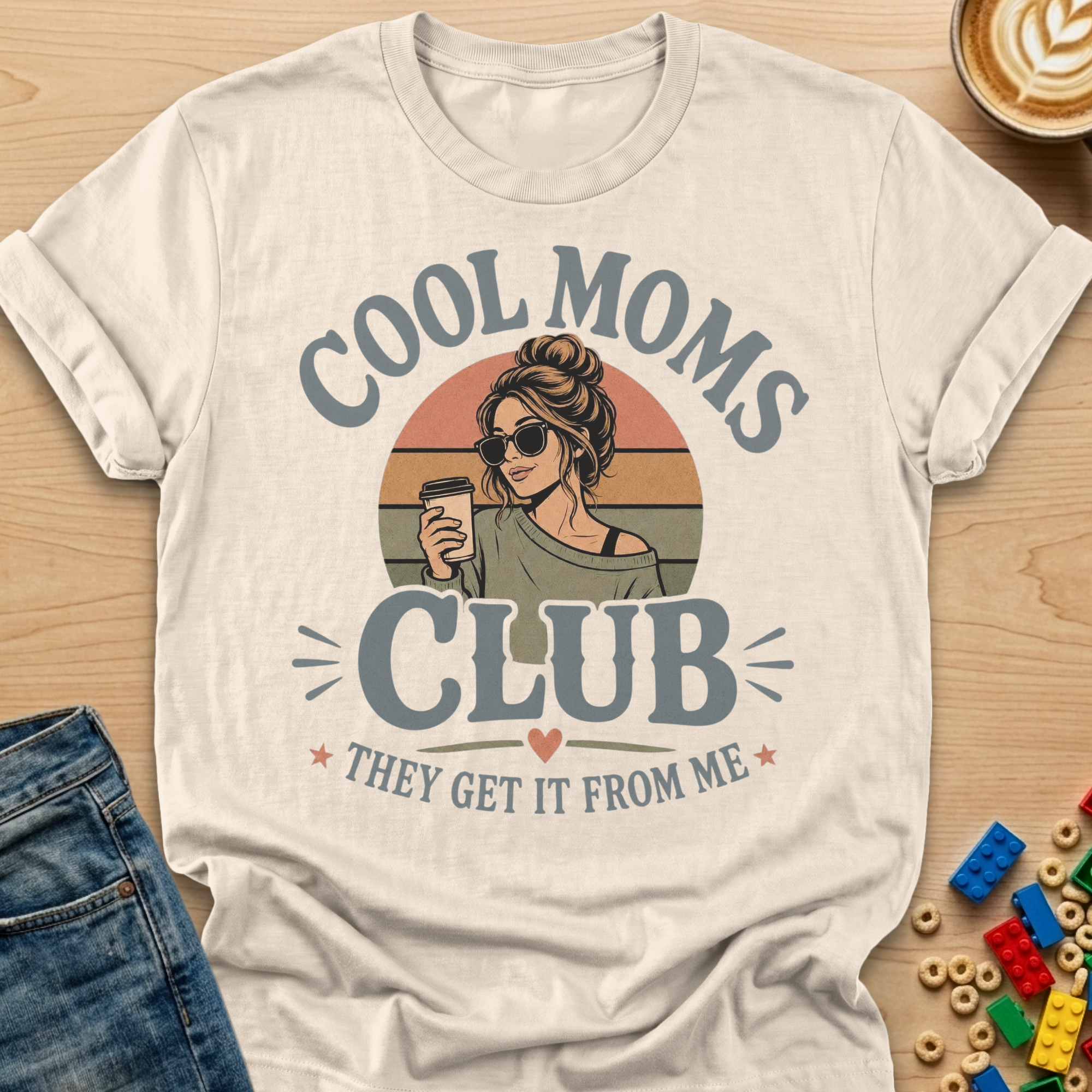 Cool Mom's Club They Get It From Me Mother T-shirt
