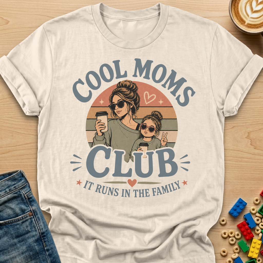 Cool Moms Club It Runs In The Family Daughter T-shirt