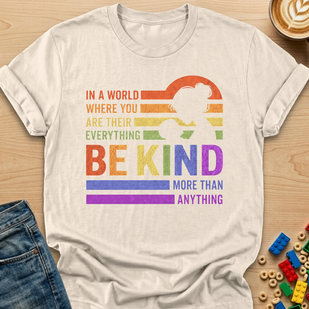 Be Kind More Than Anything Silhouette T-shirt