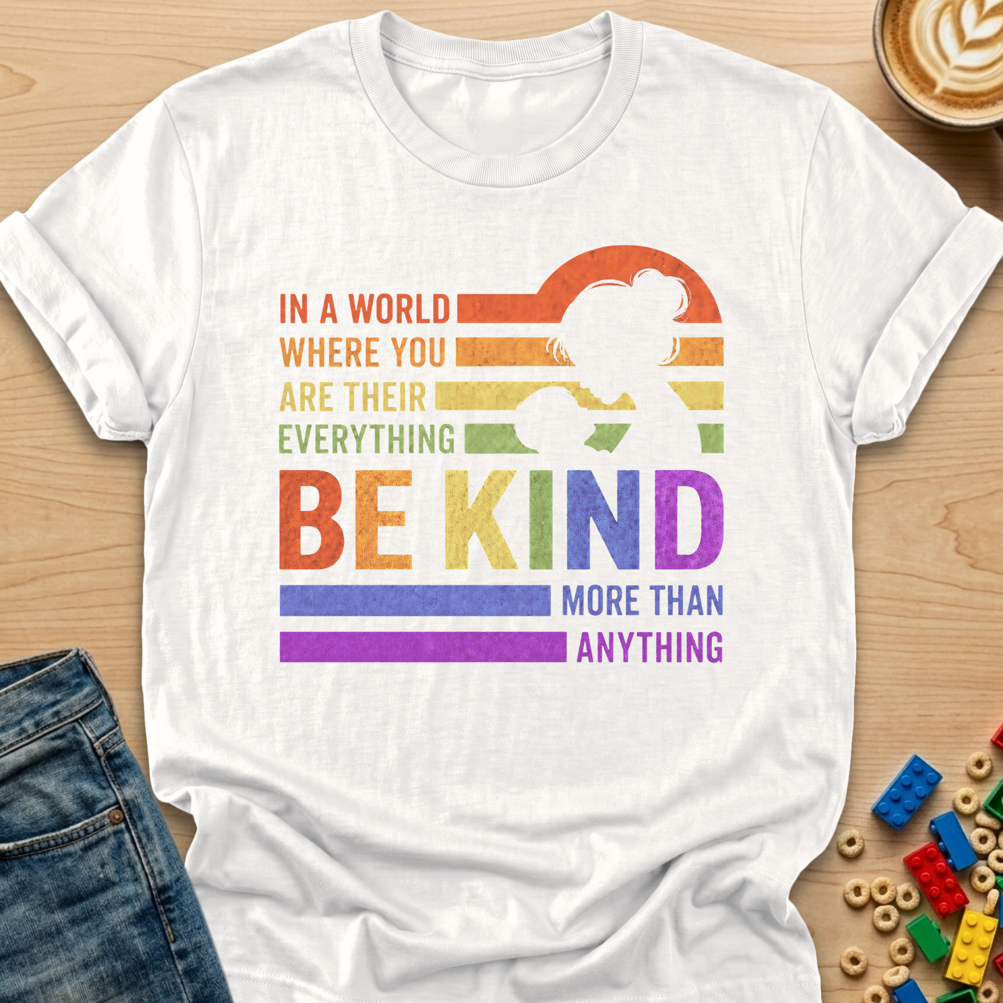 Be Kind More Than Anything Silhouette T-shirt